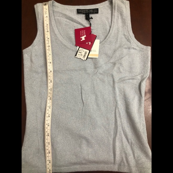 COPY - NWT Cashmere top size Petite. Lafayette NY - Picture 2 of 4
